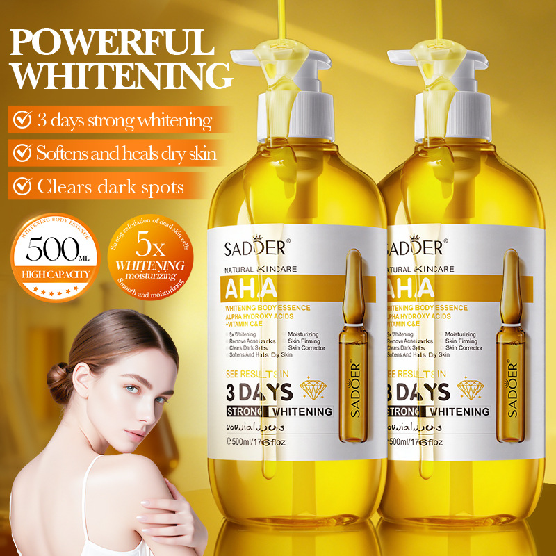 SADOER AHA Whitening Body Esse - огляд і ціна Luxury Skincare Brands