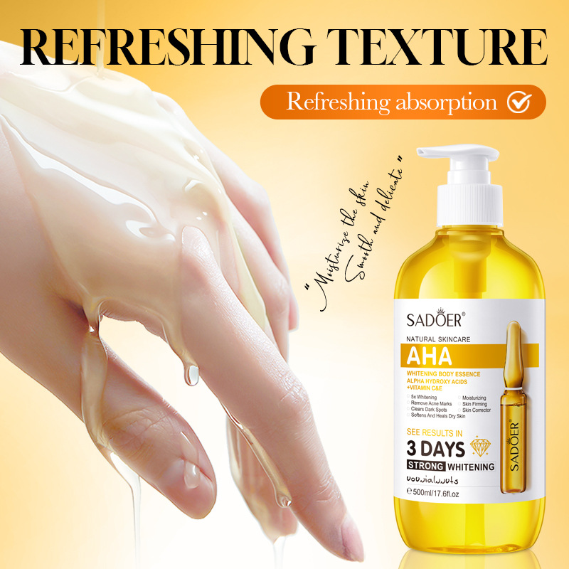 SADOER AHA Whitening Body Esse - огляд і ціна Luxury Skincare Brands